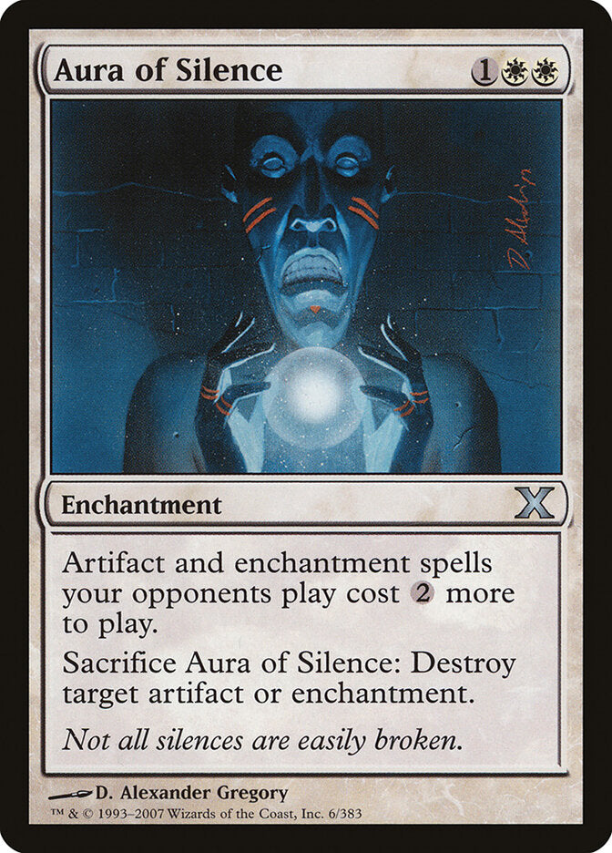 Aura of Silence (6) - Tenth Edition (10E)