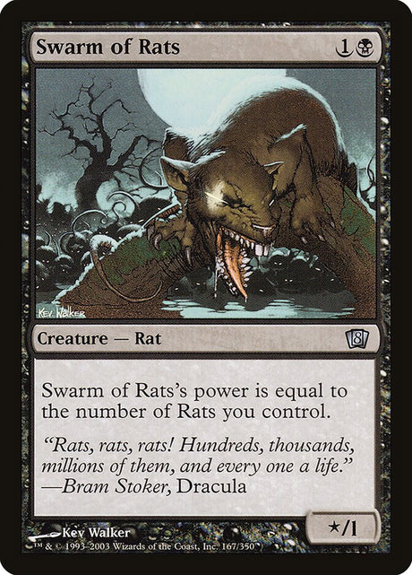 Swarm of Rats (167) - Eighth Edition (8ED)