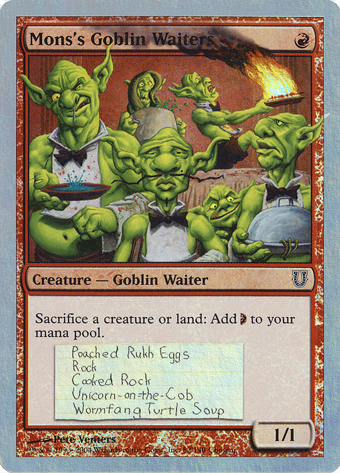 Mons's Goblin Waiters (82) - Unhinged (UNH)
