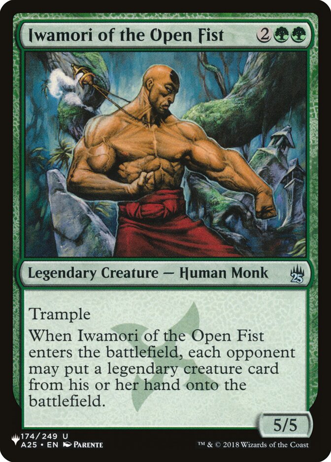 Iwamori of the Open Fist (A25-174) - The List (PLST)
