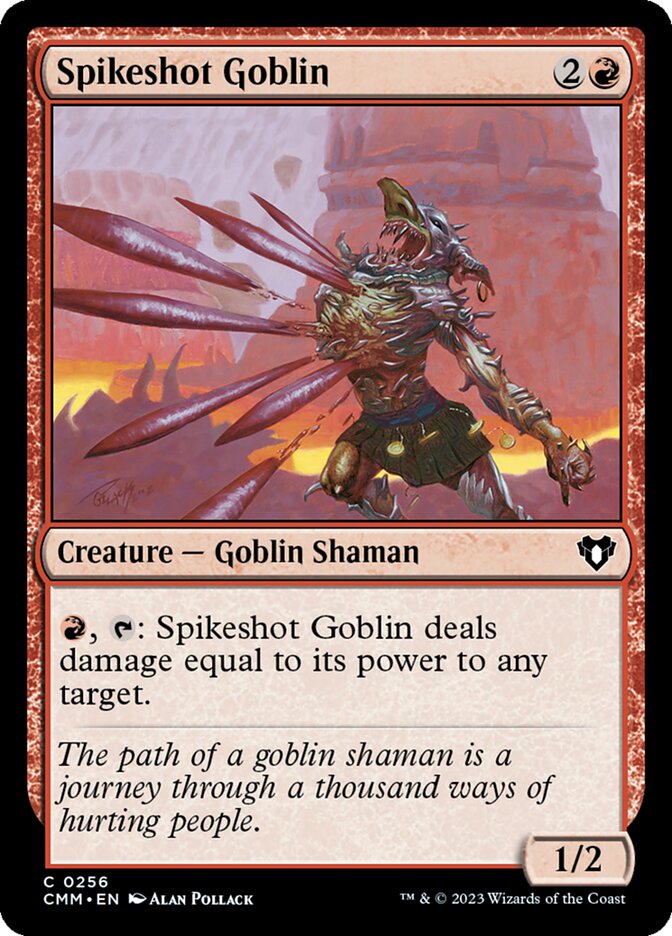 Spikeshot Goblin (256) - Commander Masters (CMM)