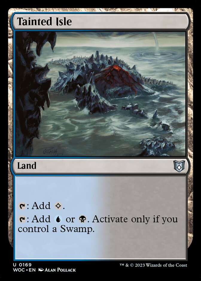 Tainted Isle (169) - Wilds of Eldraine Commander (WOC)