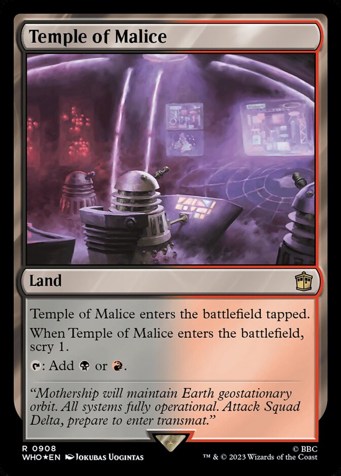 Temple of Malice (908) - Doctor Who (WHO)