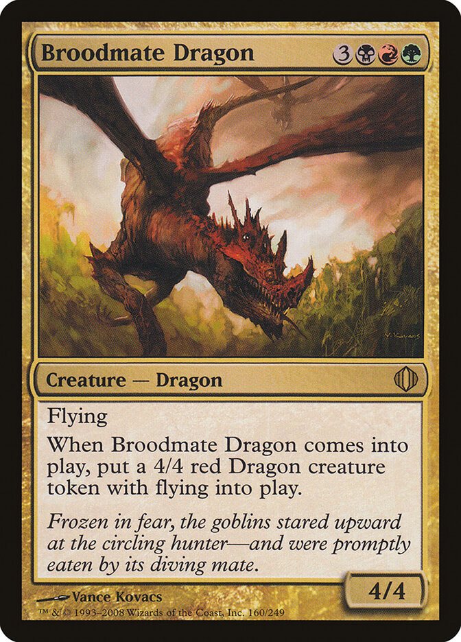 Broodmate Dragon (160) - Shards of Alara (ALA)