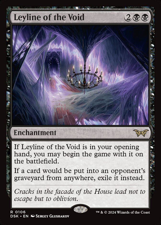 Leyline of the Void - [Foil] Duskmourn: House of Horror (DSK)