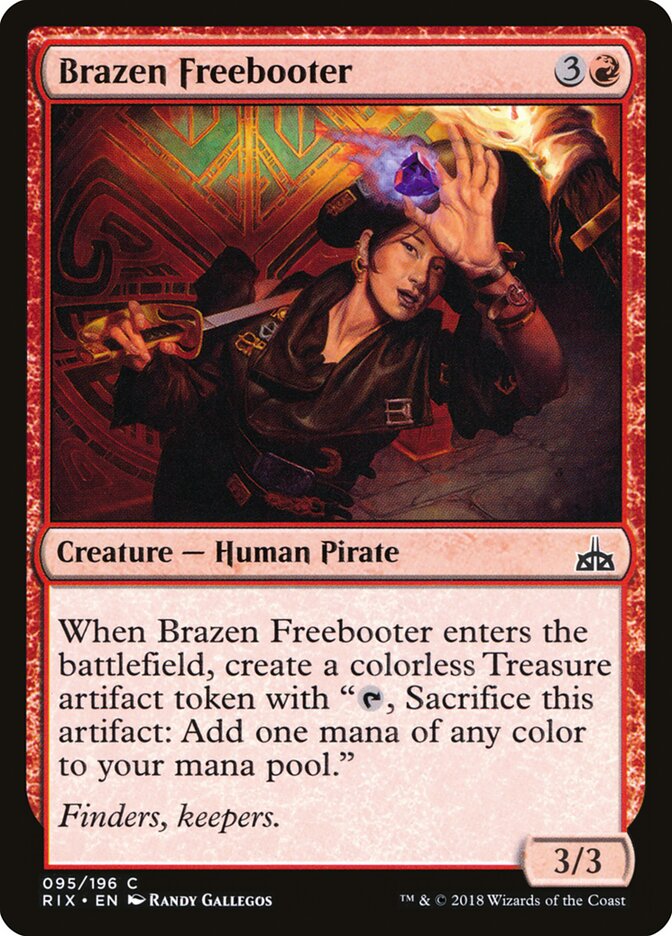 Brazen Freebooter (95) - Rivals of Ixalan (RIX)