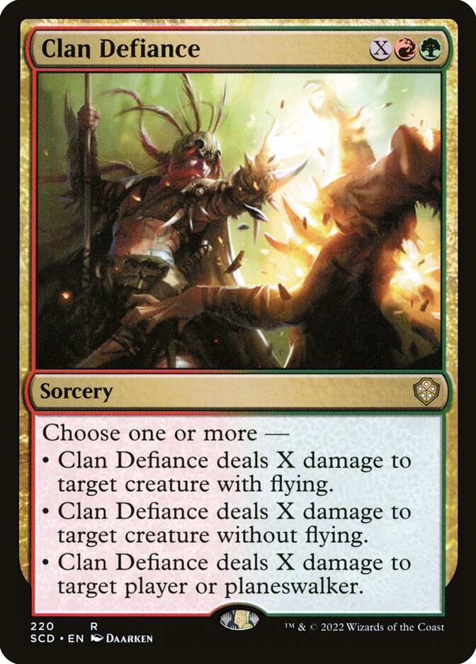 Clan Defiance (220) - Starter Commander Decks (SCD)
