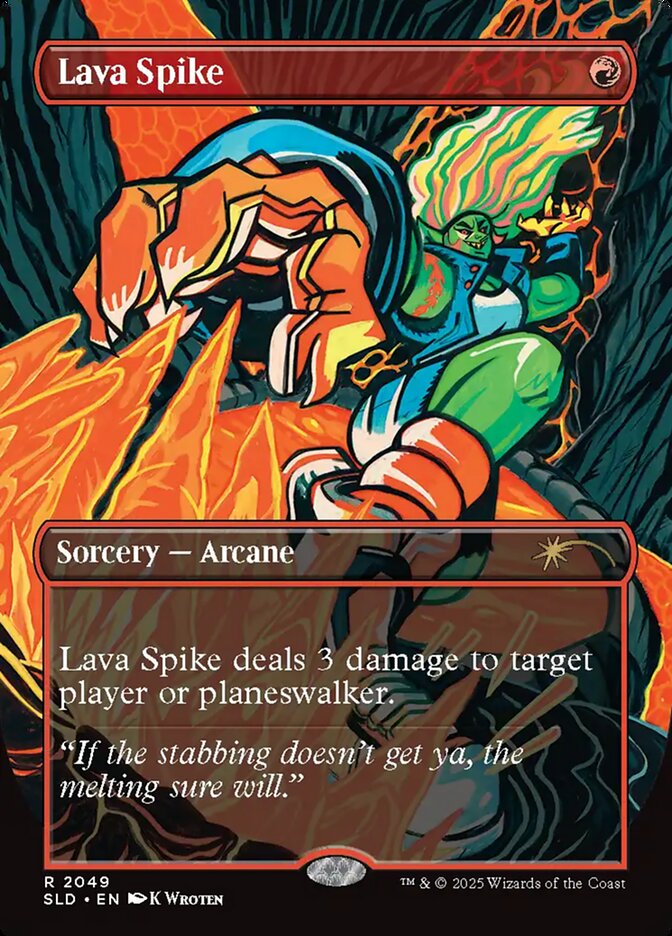 Lava Spike (2049) - Secret Lair Drop (SLD)