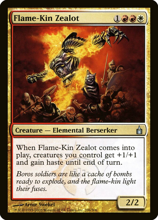 Flame-Kin Zealot (206) - Ravnica: City of Guilds (RAV)