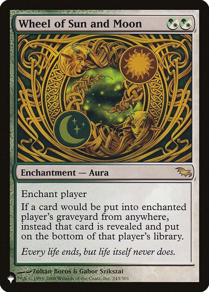 Wheel of Sun and Moon (SHM-243) - The List (PLST)