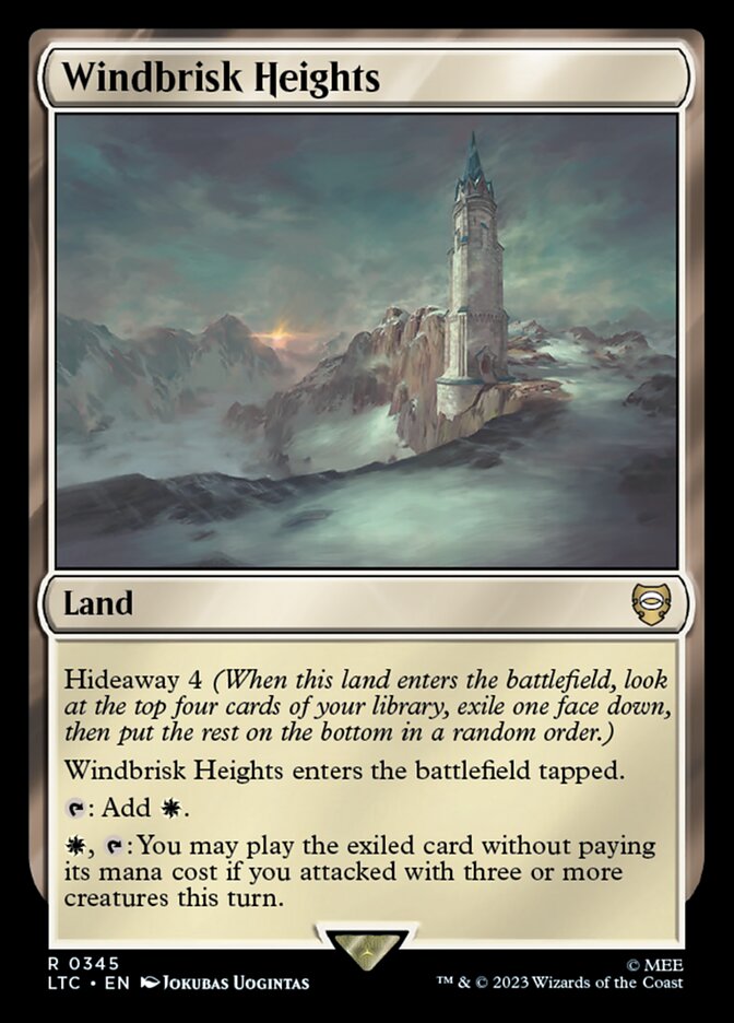 Windbrisk Heights (345) - Tales of Middle-earth Commander (LTC)