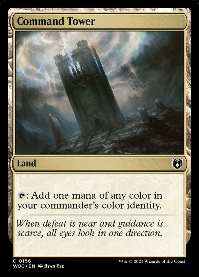 Command Tower (156) - Wilds of Eldraine Commander (WOC)