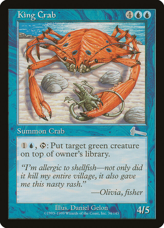 King Crab (34) - Urza's Legacy (ULG)