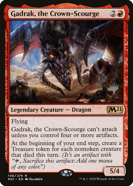 Gadrak, the Crown-Scourge (146p) - Core Set 2021 Promos (PM21)