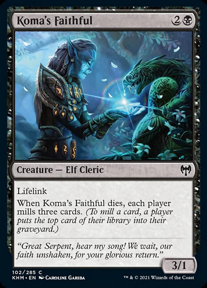 Koma's Faithful (102) - Kaldheim (KHM)