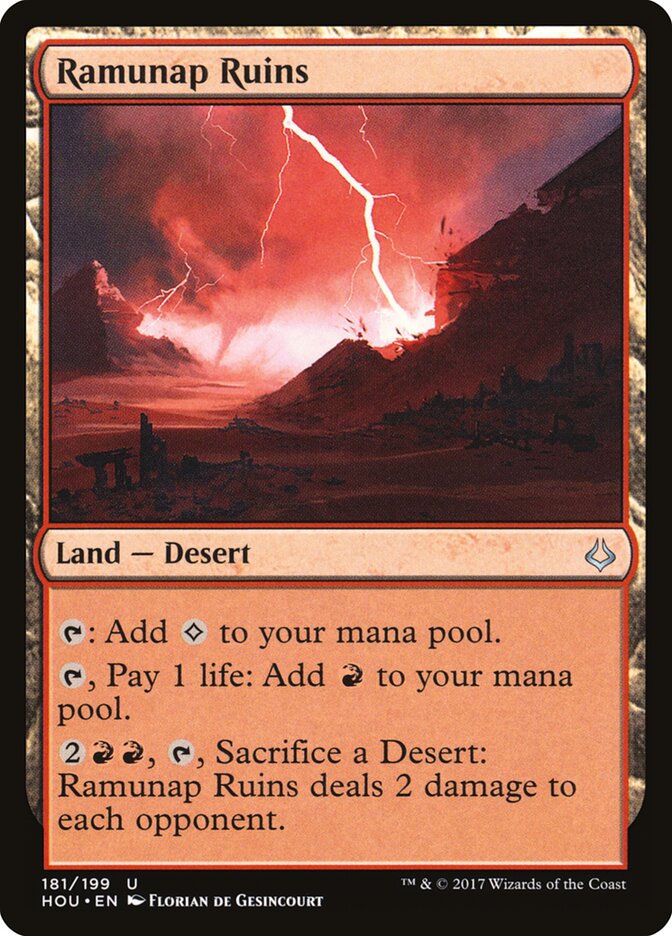 Ramunap Ruins (181) - Hour of Devastation (HOU)