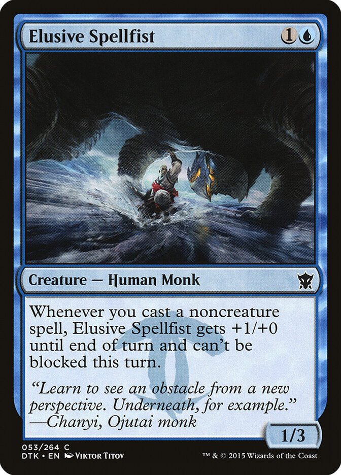 Elusive Spellfist (53) - Dragons of Tarkir (DTK)