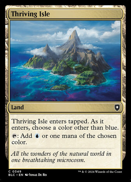 Thriving Isle (349) - Bloomburrow Commander (BLC)