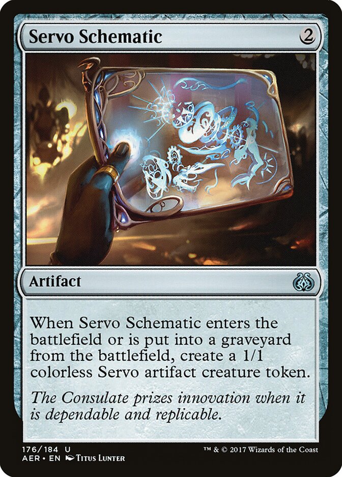 Servo Schematic (176) - Aether Revolt (AER)