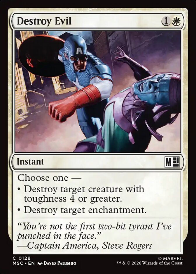 Destroy Evil (128) - Marvel Super Heroes Commander (MSC)