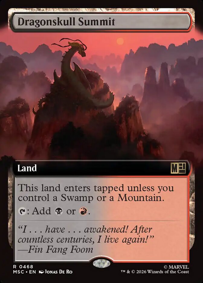 Dragonskull Summit (468) - Marvel Super Heroes Commander (MSC)