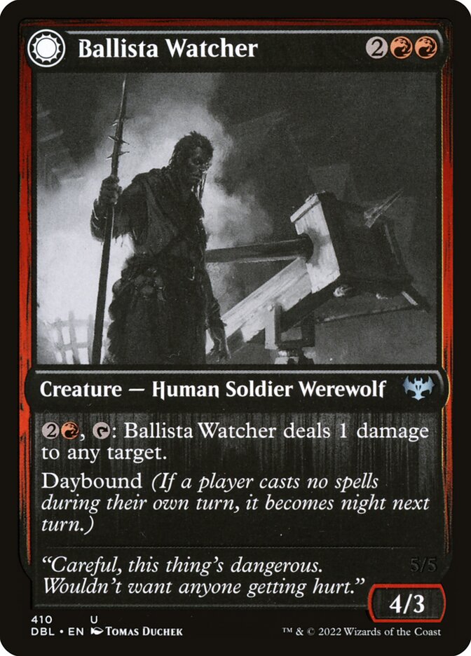 Ballista Watcher // Ballista Wielder - [Foil] Innistrad: Double Feature (DBL)