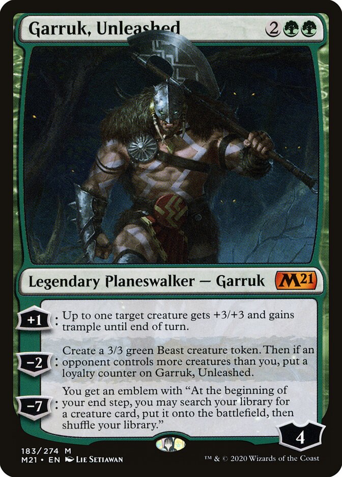 Garruk, Unleashed (183) - Core Set 2021 (M21)