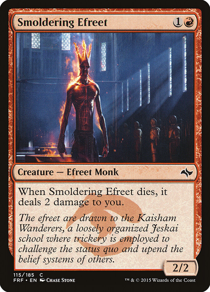 Smoldering Efreet (115) - Fate Reforged (FRF)
