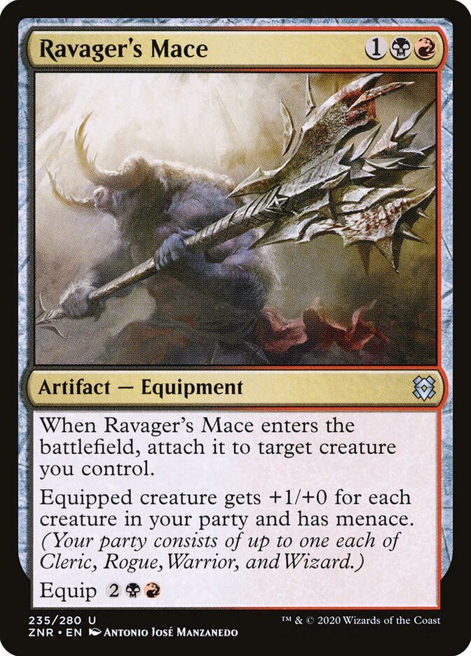 Ravager's Mace (235) - Zendikar Rising (ZNR)