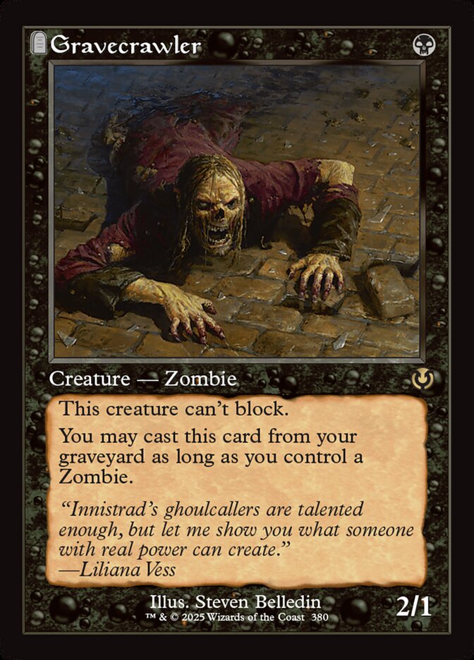 Gravecrawler - [Foil, Retro Frame] Innistrad Remastered (INR)