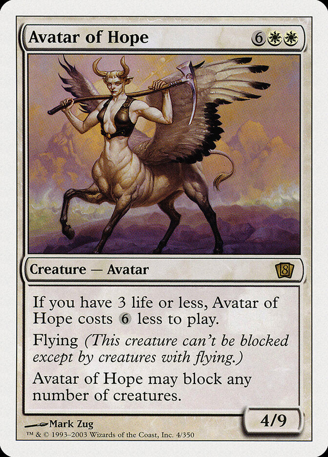 Avatar of Hope (4) - Eighth Edition (8ED)