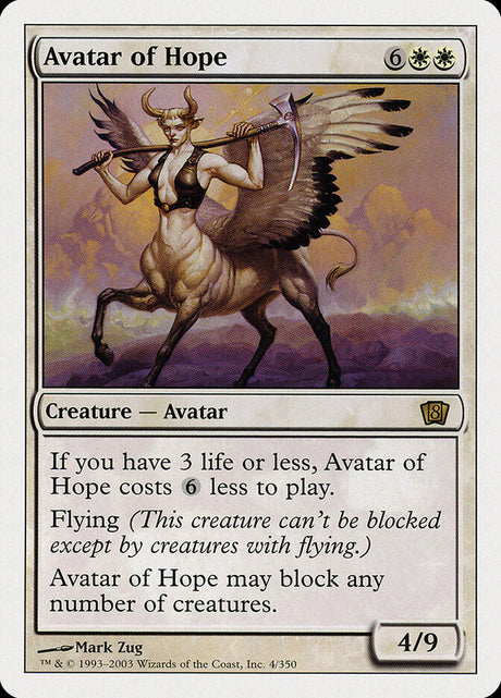 Avatar of Hope (4) - Eighth Edition (8ED)