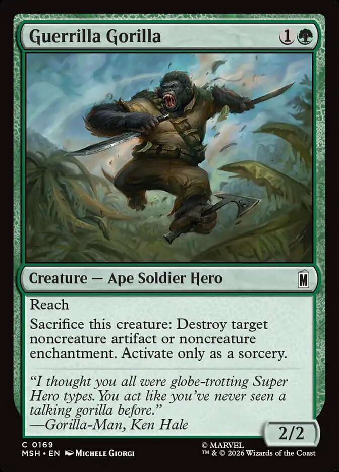 Guerrilla Gorilla (169) - Marvel Super Heroes (MSH)