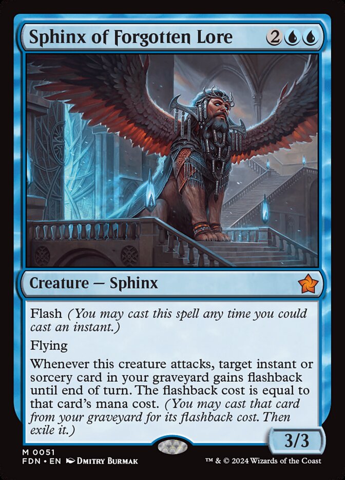 Sphinx of Forgotten Lore - [Foil] Foundations (FDN)