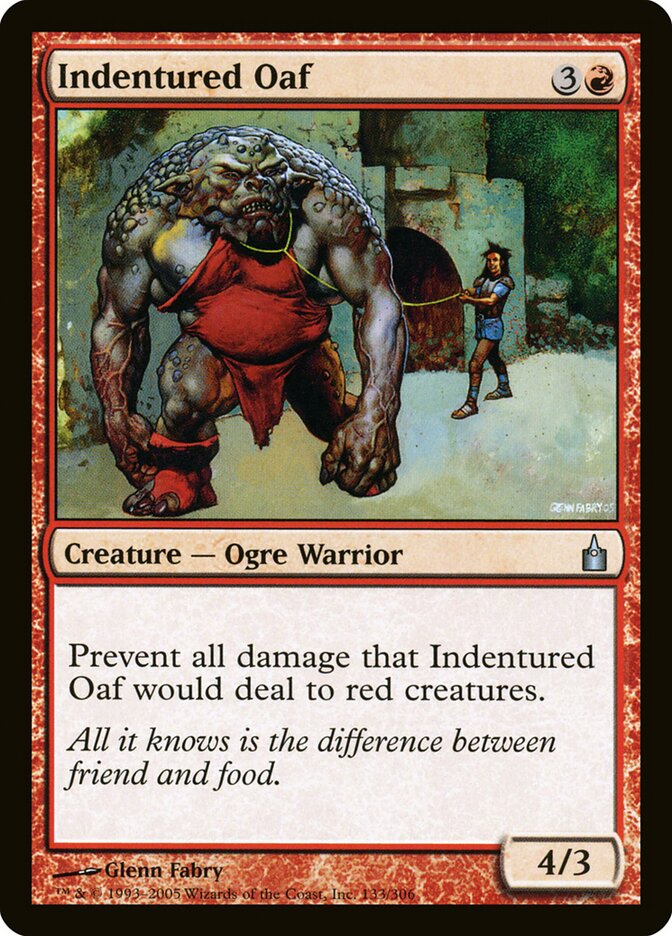 Indentured Oaf (133) - Ravnica: City of Guilds (RAV)