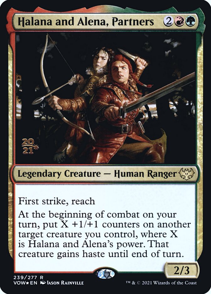 Halana and Alena, Partners (239s) - Innistrad: Crimson Vow Promos (PVOW)
