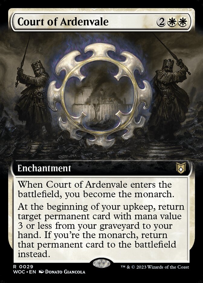 Court of Ardenvale (29) - Wilds of Eldraine Commander (WOC)