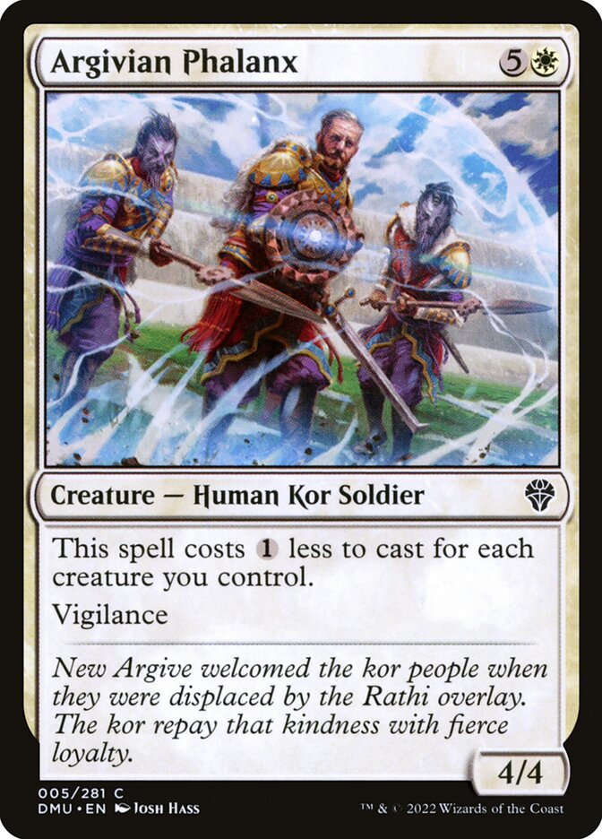 Argivian Phalanx (5) - Dominaria United (DMU)