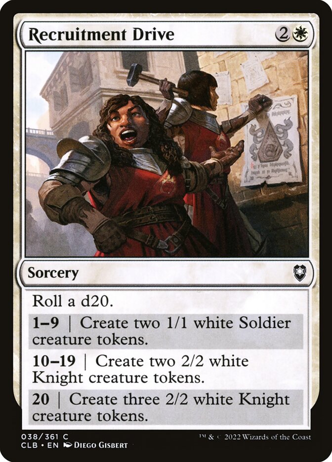 Recruitment Drive (38) - Commander Legends: Battle for Baldur's Gate (CLB)