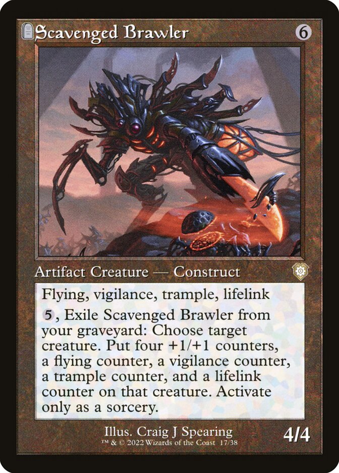 Scavenged Brawler (17) - The Brothers' War Commander (BRC)