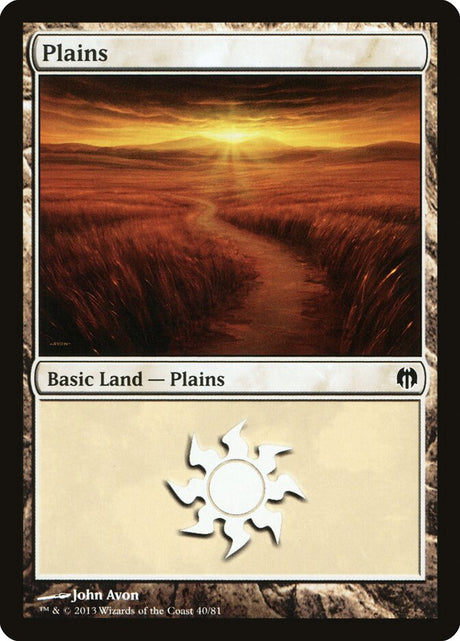 Plains (40) - Duel Decks: Heroes vs. Monsters (DDL)