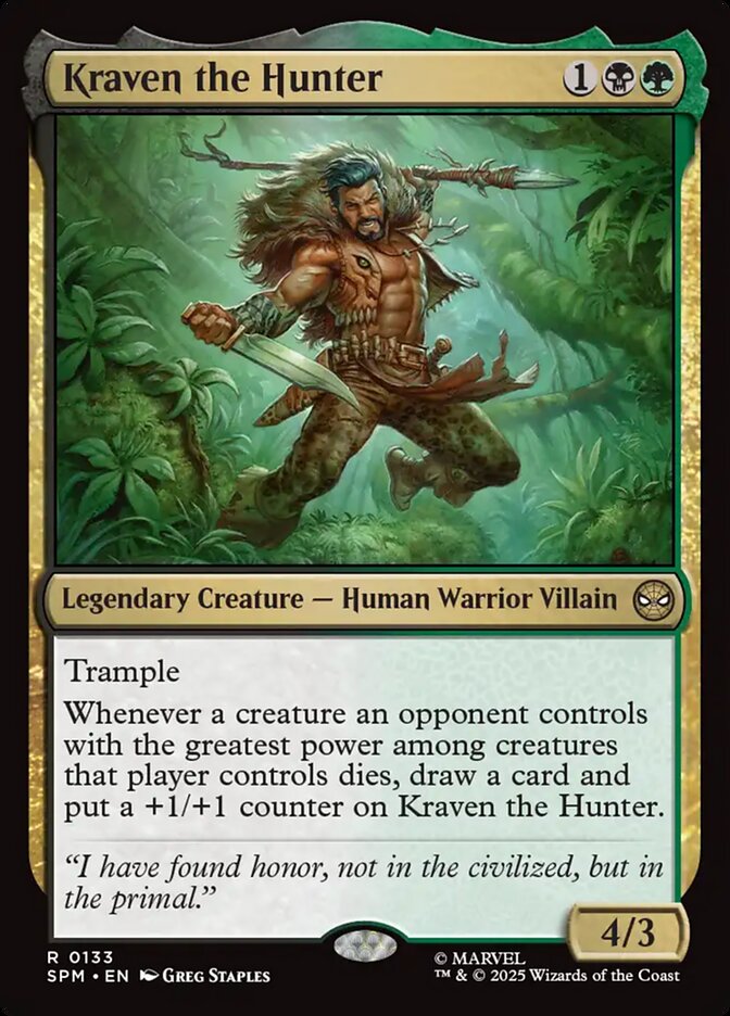 Kraven the Hunter (133) - [Foil] Marvel's Spider-Man (SPM)