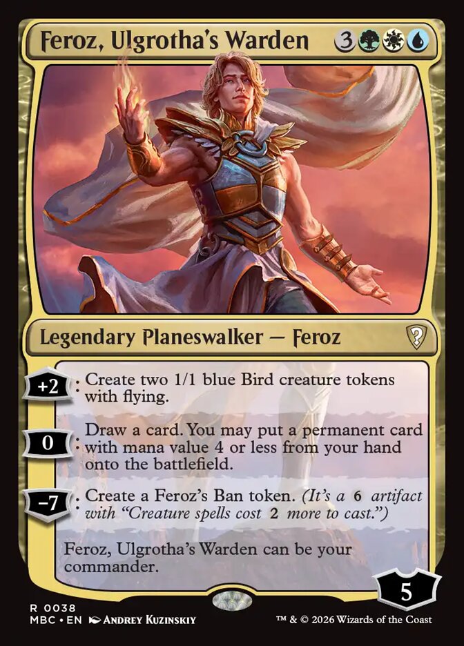 Feroz, Ulgrotha's Warden (38) - Mystery Booster Commander Edition (MBC)