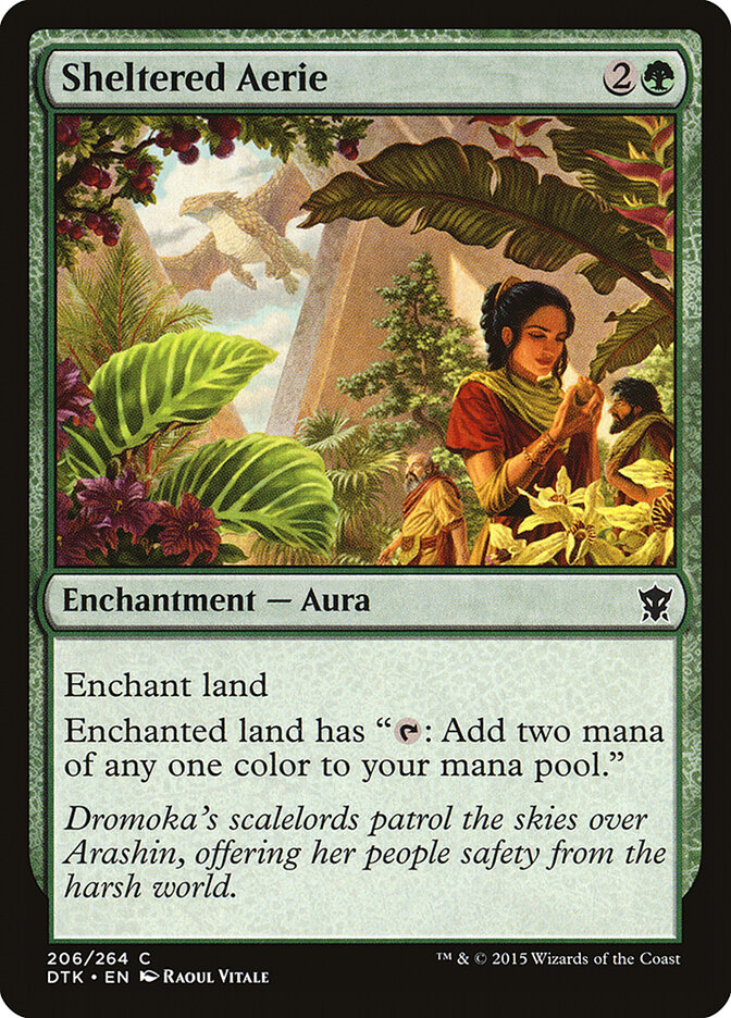 Sheltered Aerie (206) - Dragons of Tarkir (DTK)