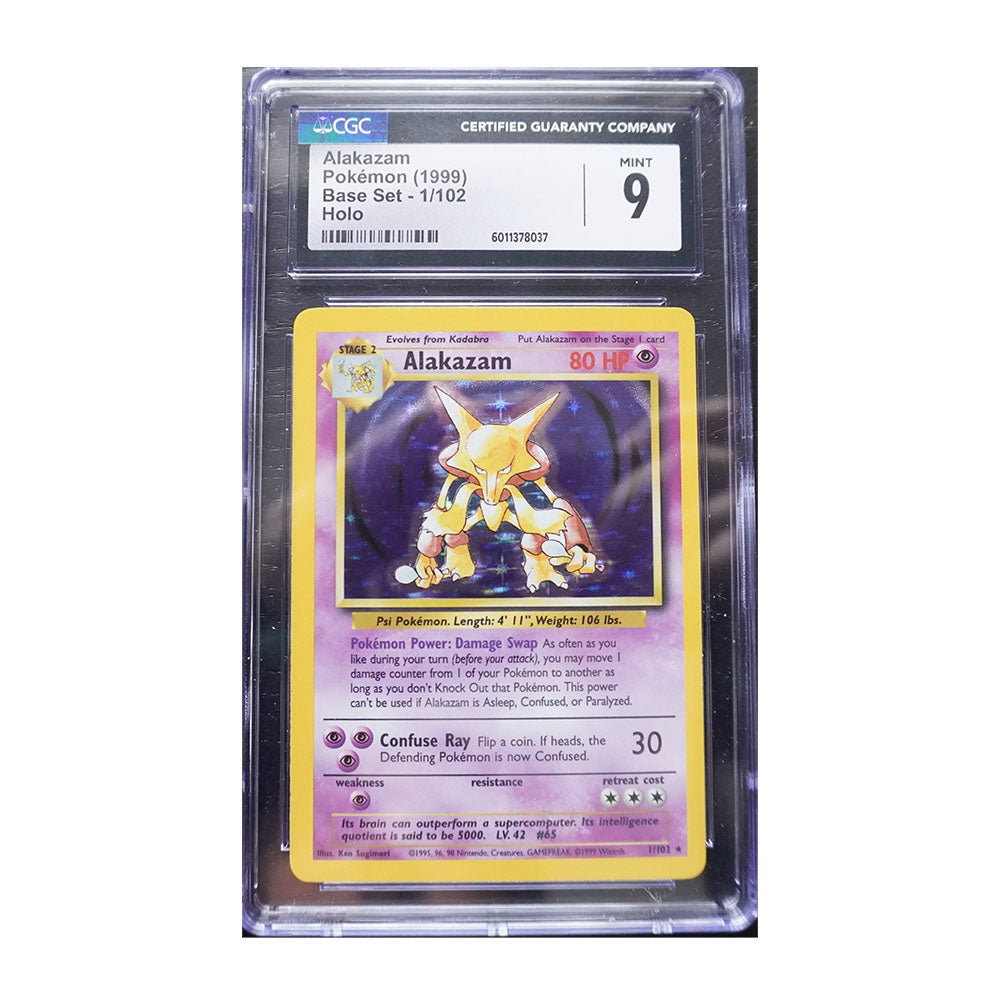 Alakazam [Holo, CGC Graded 9] - Base Set (BS)