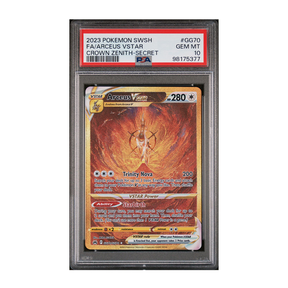 Arceus VSTAR (Secret) [Holo, Graded PSA 10] - Crown Zenith