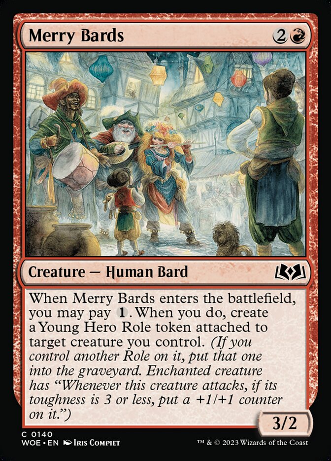 Merry Bards (140) - Wilds of Eldraine (WOE)