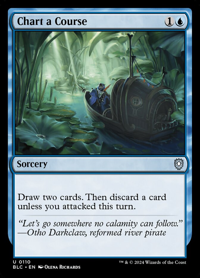 Chart a Course (110) - Bloomburrow Commander (BLC)