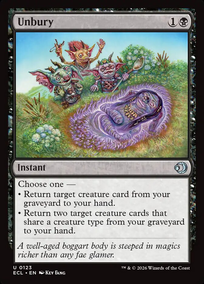 Unbury (123) - Lorwyn Eclipsed (ECL)