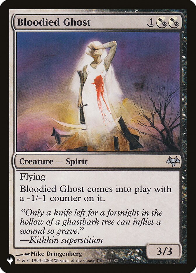 Bloodied Ghost - The List (PLST)